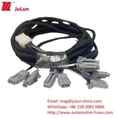 Op maat gemaakte productie 40 pin car play audio dsp kabel assemblage draad harness adapters