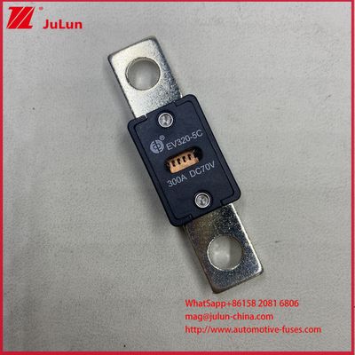 100A DC70V Geavanceerde Elektrische Voertuig Zekering EV320-5C 5X 150A 300A DC70V Snel Opladen met Keramisch Behuizingsmateriaal en 6KA Maximaal Uitschakelvermogen